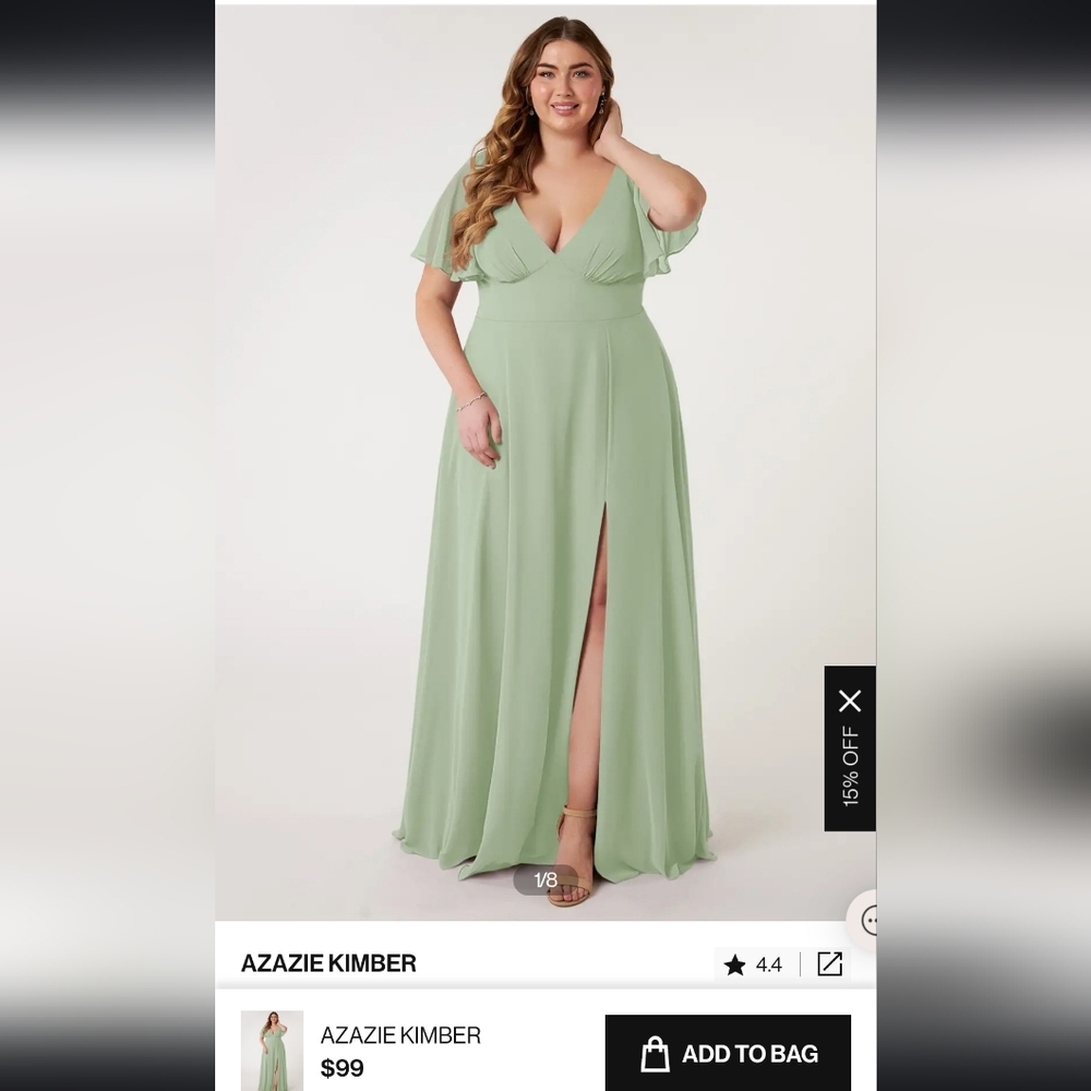 Azazie Kimber Aline Chiffon Dreas